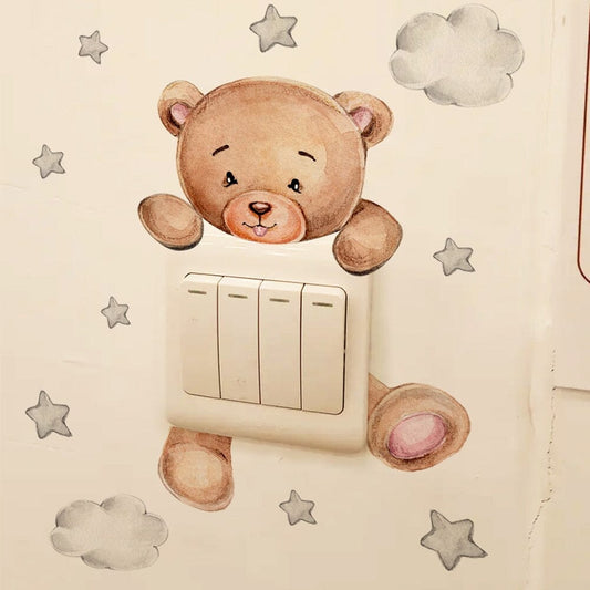 Stickybear™ - Sticker ourson décoratif | Chambre d'enfants - Bébé Unik